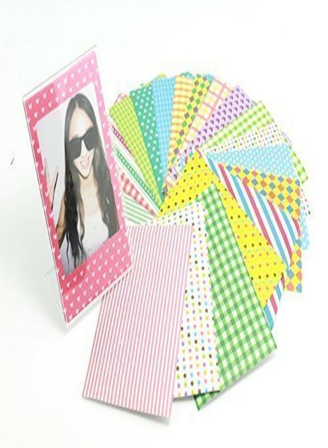 CAIUL [Fujifilm Instax Mini Stickers] -- CAIUL 60 Sheets Creative Colorful Film Decor Sticker Borders For Fuji Instax Mini Instant Film(t2) - Image 3